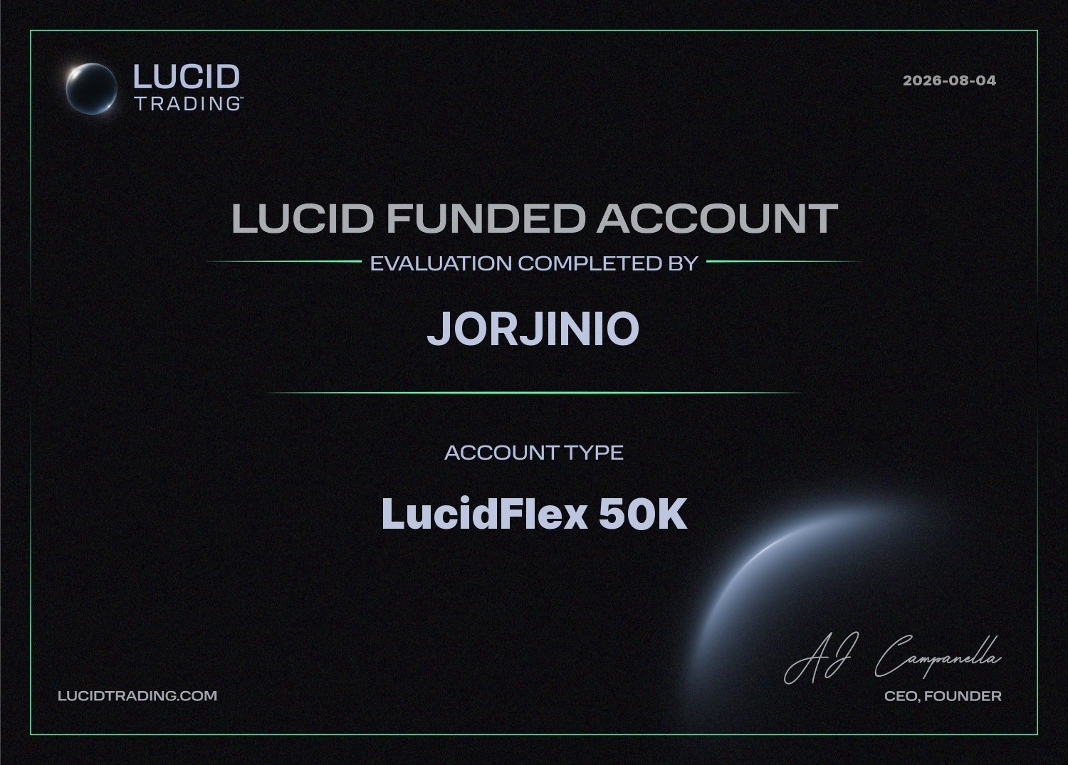 Vérifié — Lucid prop firm