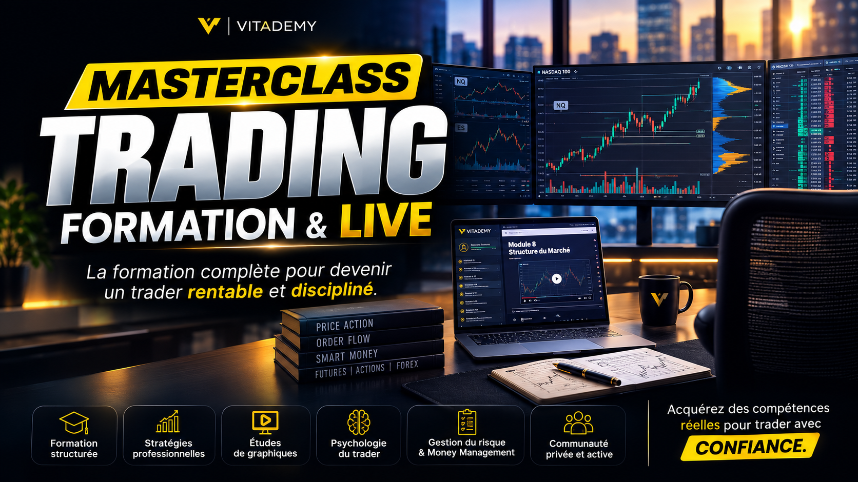 Masterclass Trading — Formation & Live