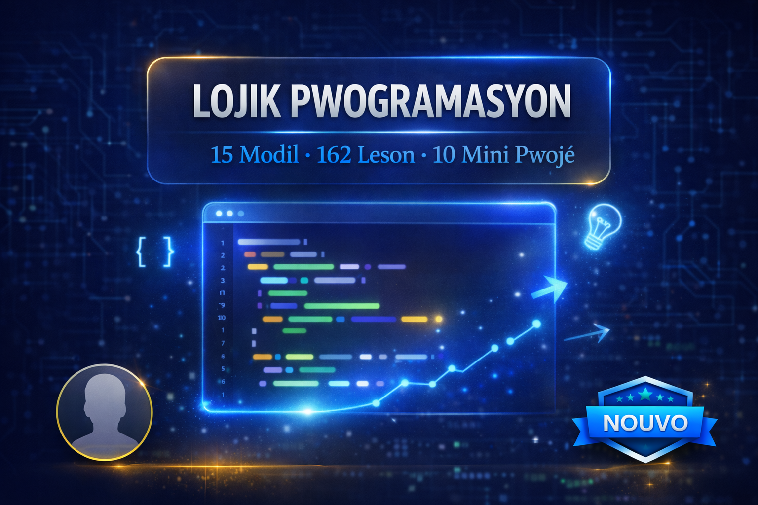 Fòmasyon Lojik Pwogramasyon — De Zewo Rive Pwofesyonèl